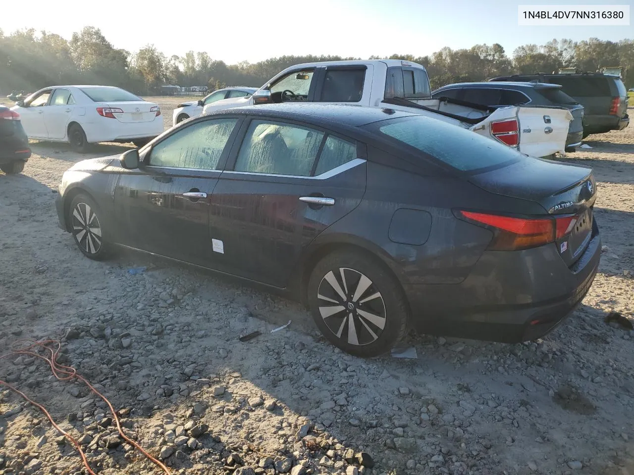 2022 Nissan Altima Sv VIN: 1N4BL4DV7NN316380 Lot: 76957034