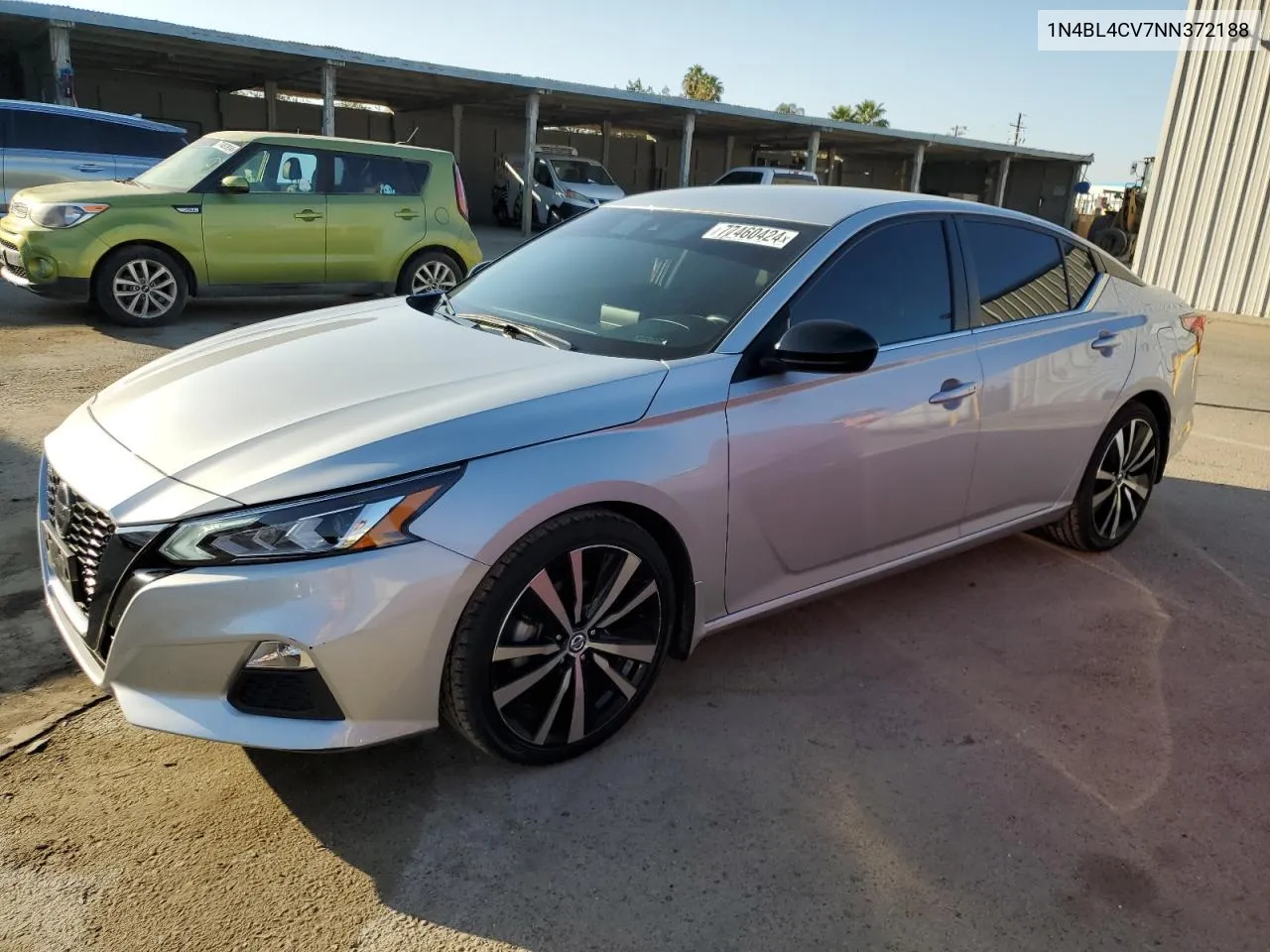 2022 Nissan Altima Sr VIN: 1N4BL4CV7NN372188 Lot: 77460424