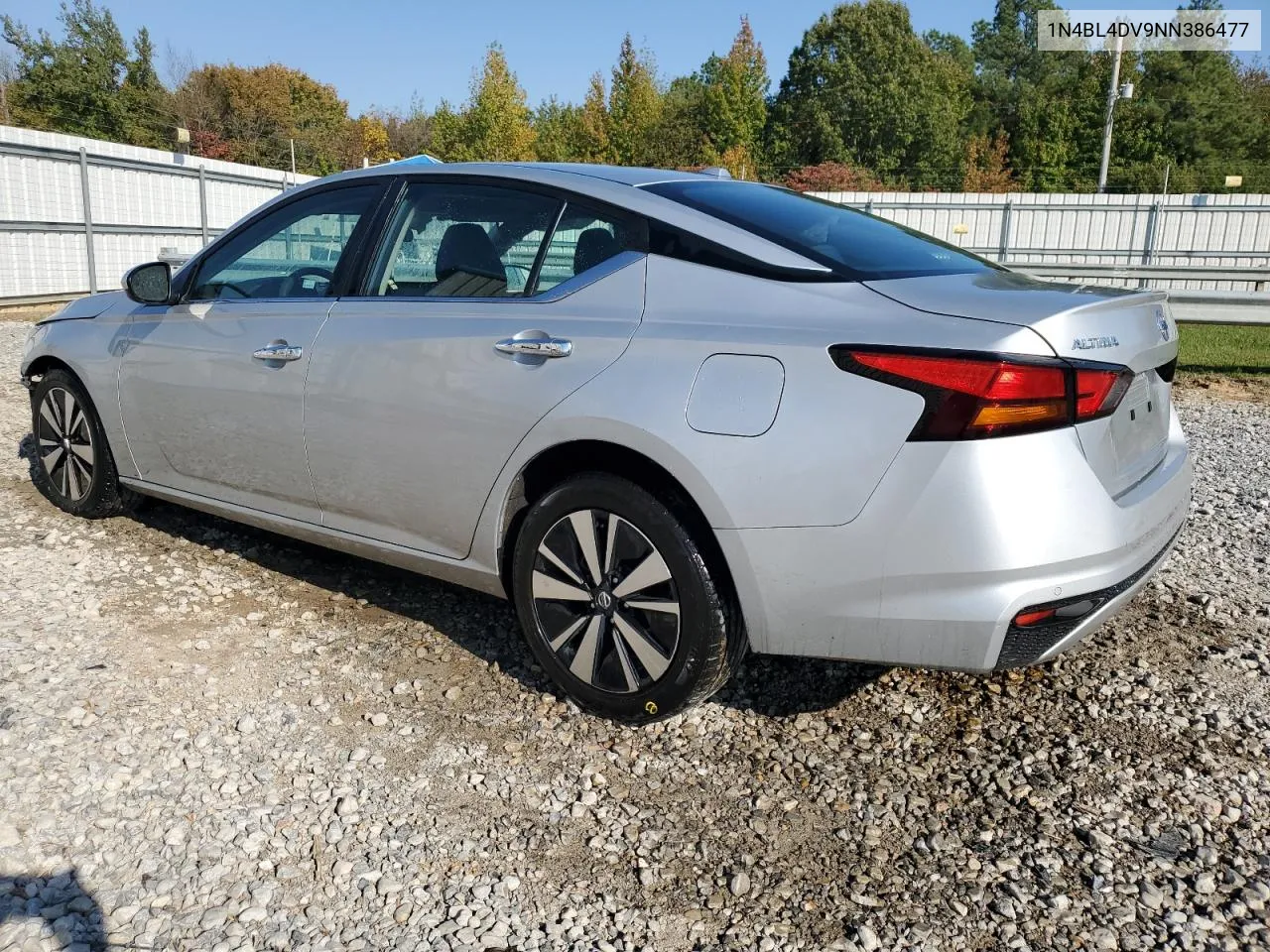 2022 Nissan Altima Sv VIN: 1N4BL4DV9NN386477 Lot: 77553794