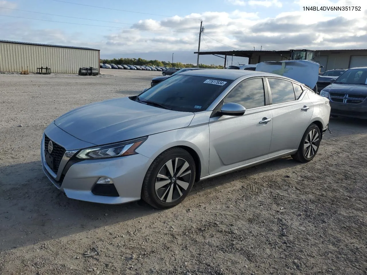 2022 Nissan Altima Sv VIN: 1N4BL4DV6NN351752 Lot: 77617834