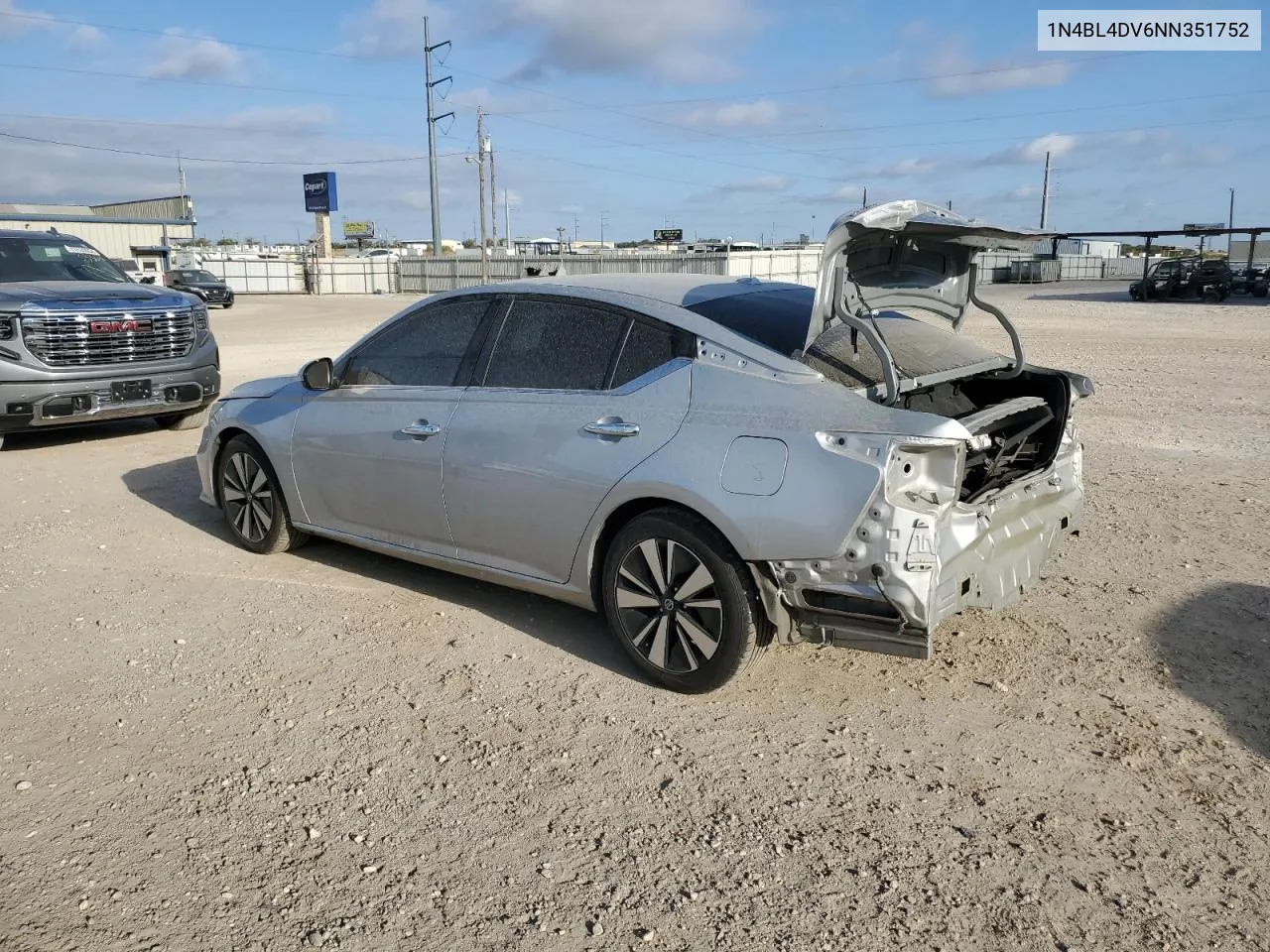 2022 Nissan Altima Sv VIN: 1N4BL4DV6NN351752 Lot: 77617834