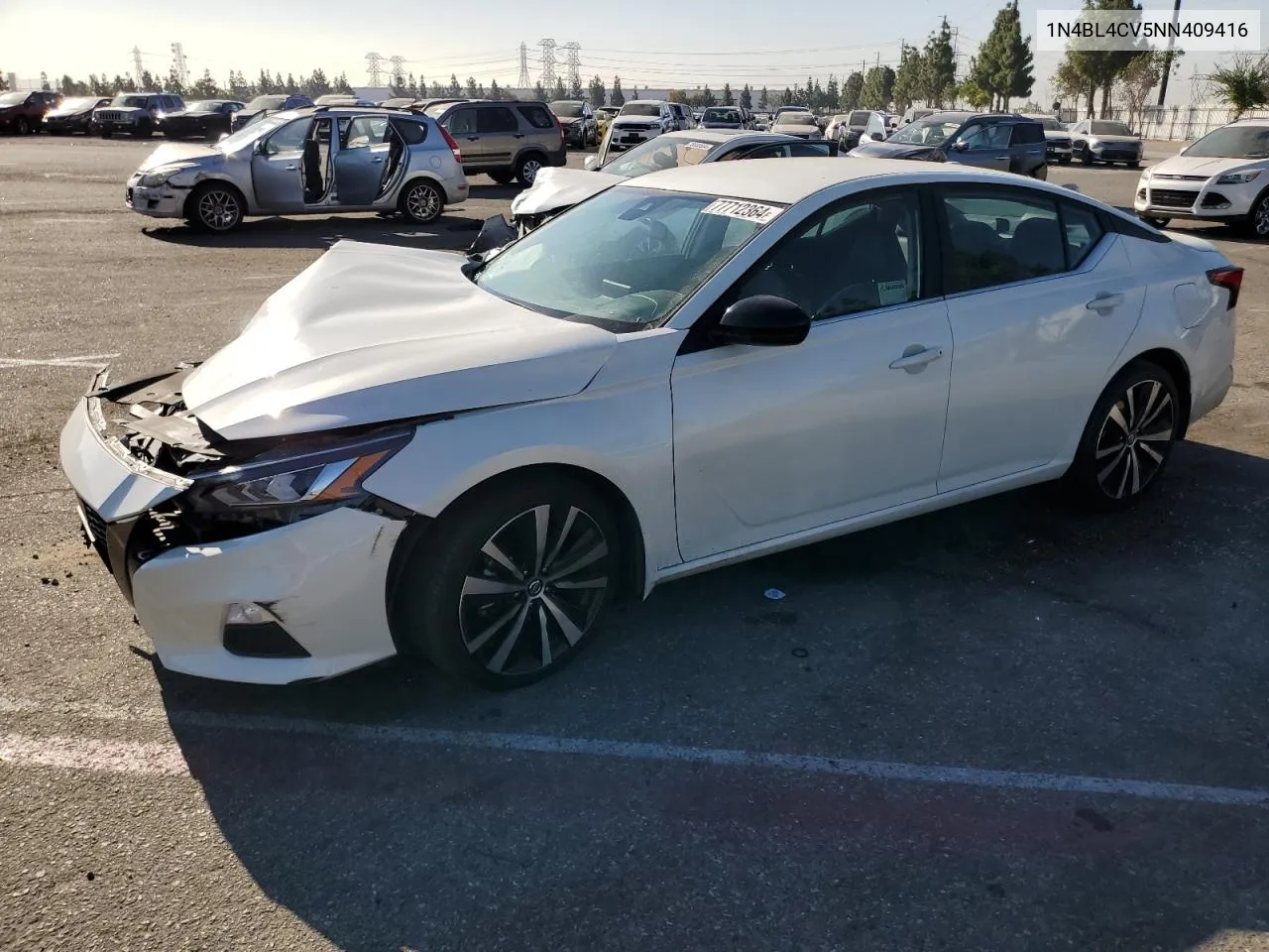 2022 Nissan Altima Sr VIN: 1N4BL4CV5NN409416 Lot: 77712364