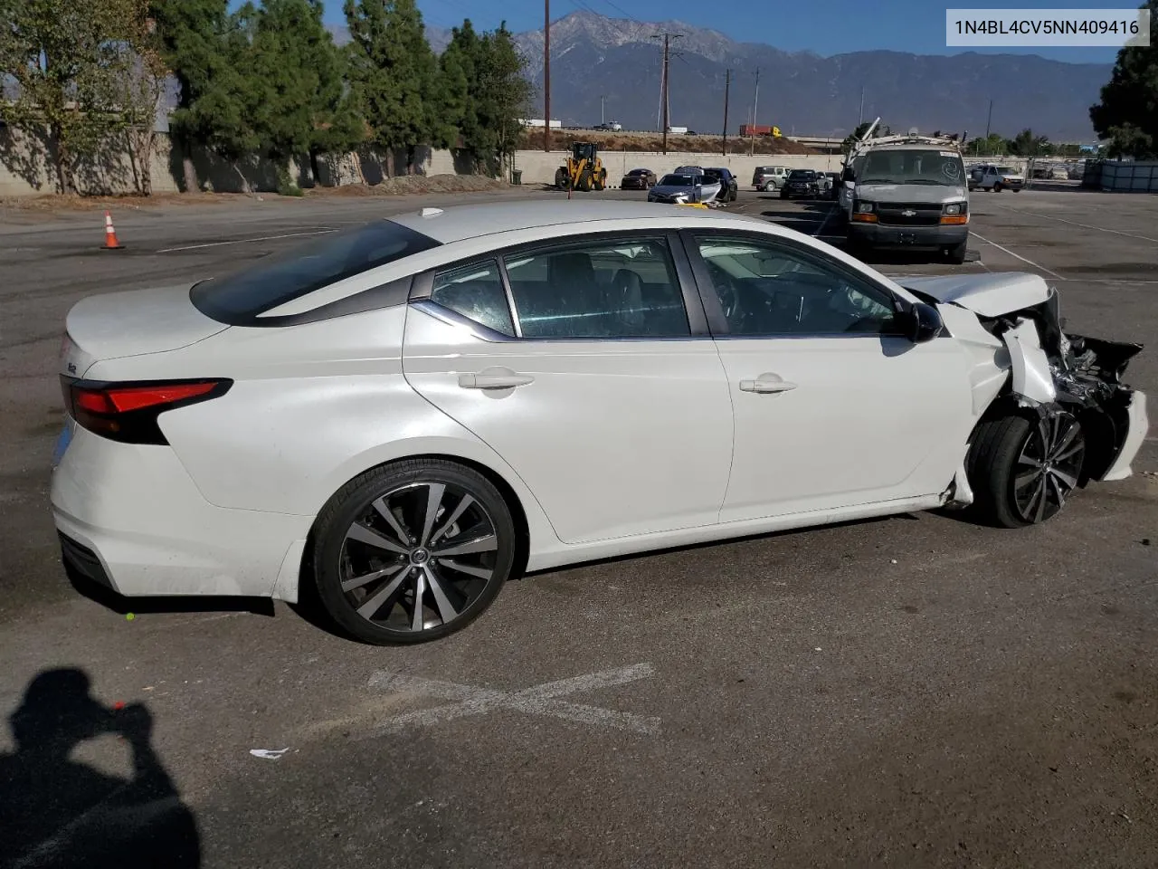 2022 Nissan Altima Sr VIN: 1N4BL4CV5NN409416 Lot: 77712364