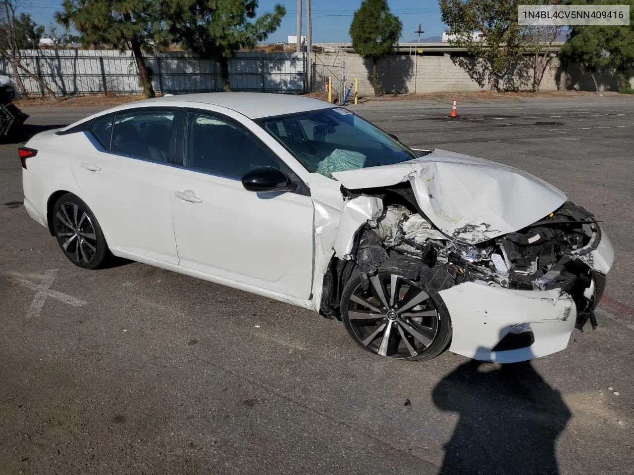 2022 Nissan Altima Sr VIN: 1N4BL4CV5NN409416 Lot: 77712364