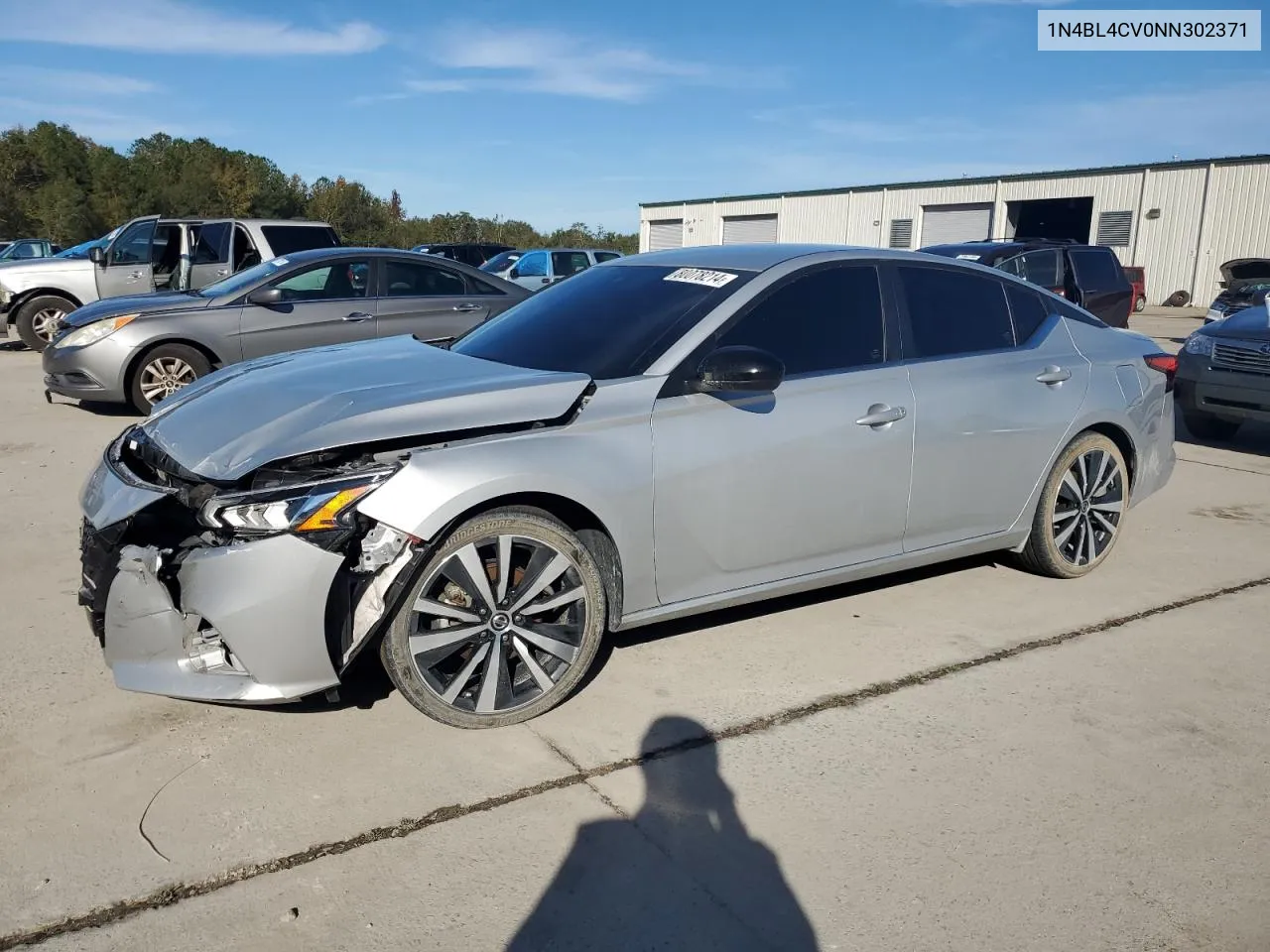 2022 Nissan Altima Sr VIN: 1N4BL4CV0NN302371 Lot: 80078214