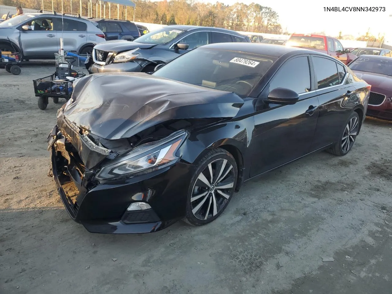 2022 Nissan Altima Sr VIN: 1N4BL4CV8NN342973 Lot: 80479264