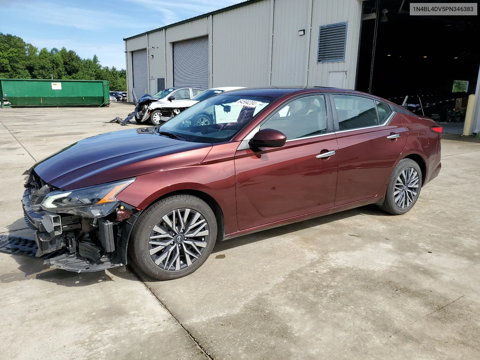 2023 Nissan Altima Sv VIN: 1N4BL4DV5PN346383 Lot: 64594204