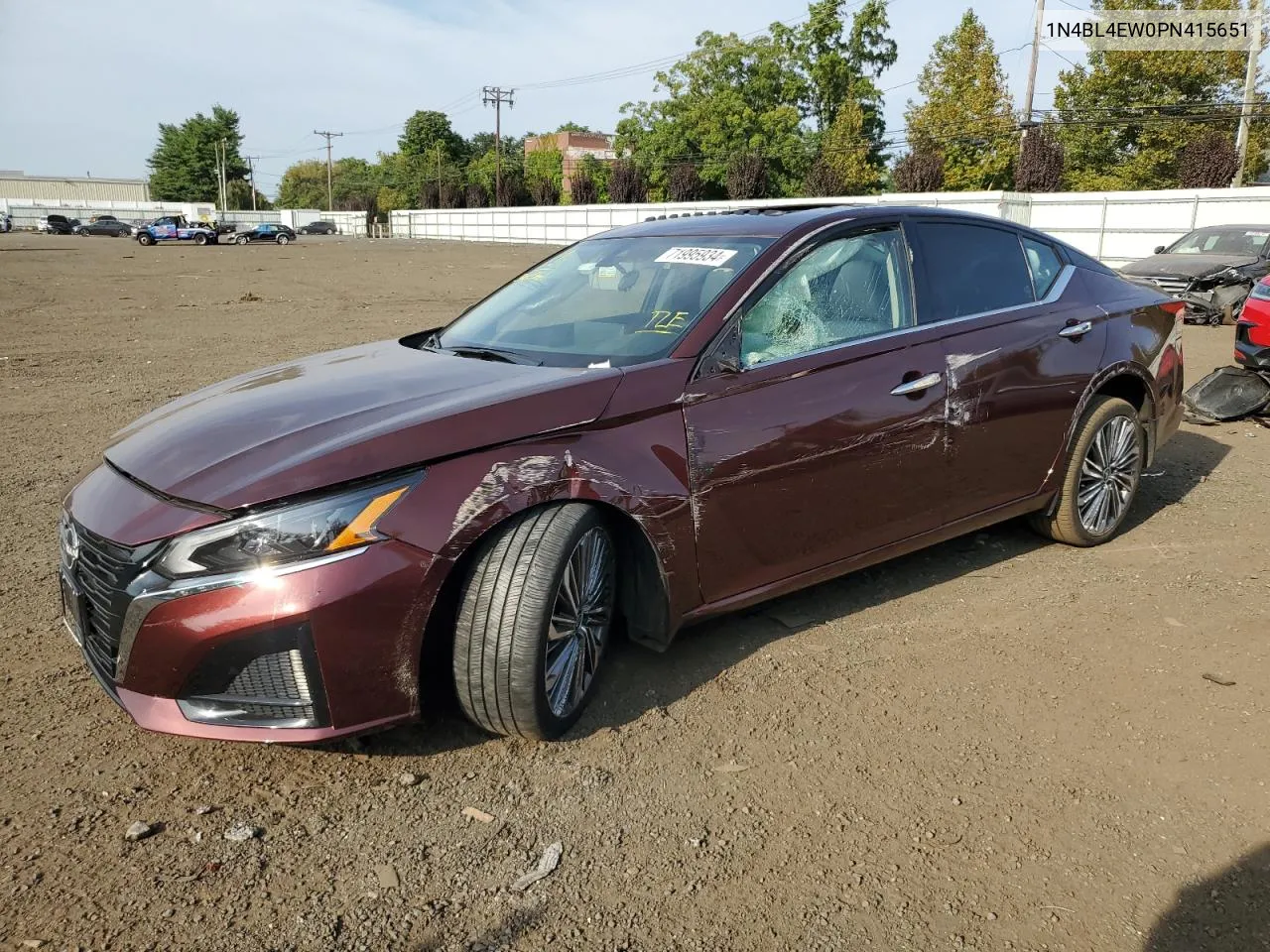 2023 Nissan Altima Sl VIN: 1N4BL4EW0PN415651 Lot: 71995934