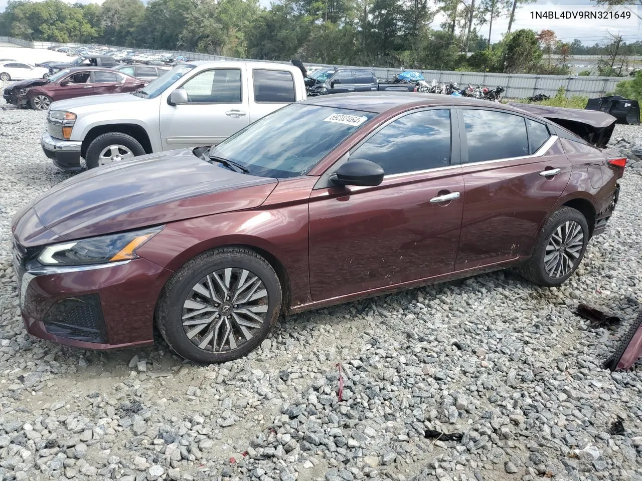 2024 Nissan Altima Sv VIN: 1N4BL4DV9RN321649 Lot: 69202464