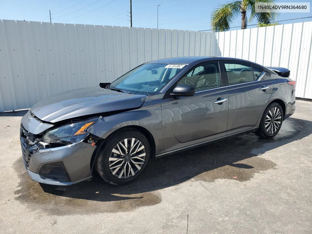 2024 Nissan Altima Sv VIN: 1N4BL4DV9RN364680 Lot: 72619174