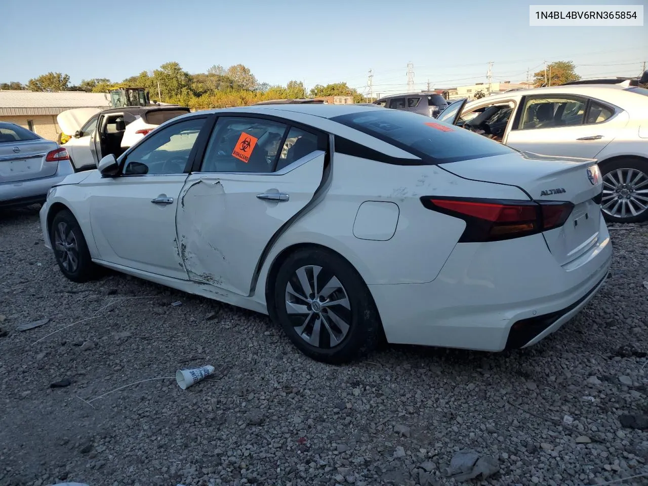 2024 Nissan Altima S VIN: 1N4BL4BV6RN365854 Lot: 74634454