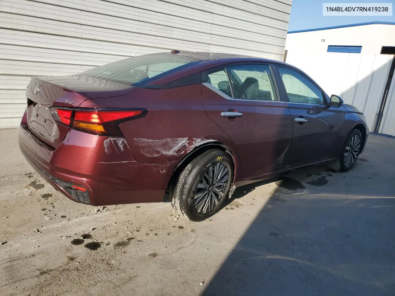 2024 Nissan Altima Sv VIN: 1N4BL4DV7RN419238 Lot: 75464884