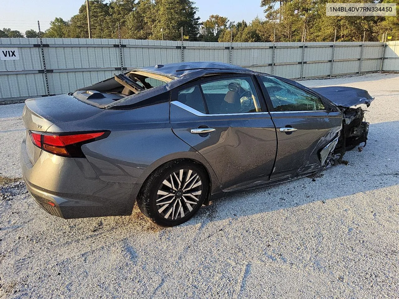 2024 Nissan Altima Sv VIN: 1N4BL4DV7RN334450 Lot: 75858034