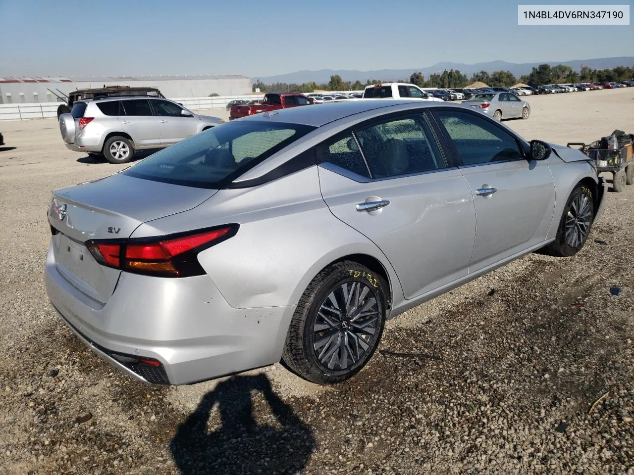 2024 Nissan Altima Sv VIN: 1N4BL4DV6RN347190 Lot: 77127824