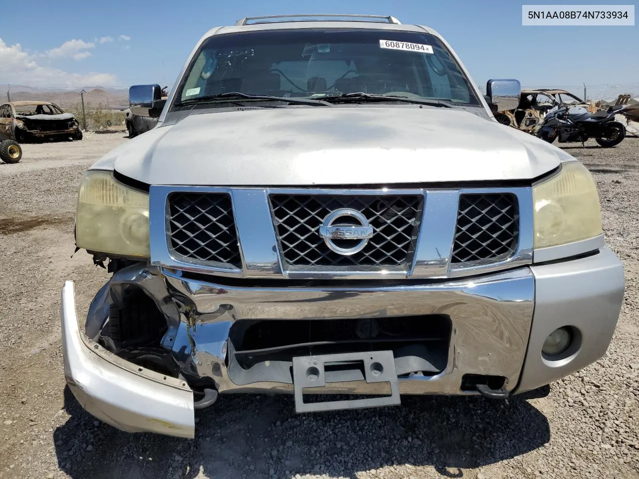 5N1AA08B74N733934 2004 Nissan Armada Se