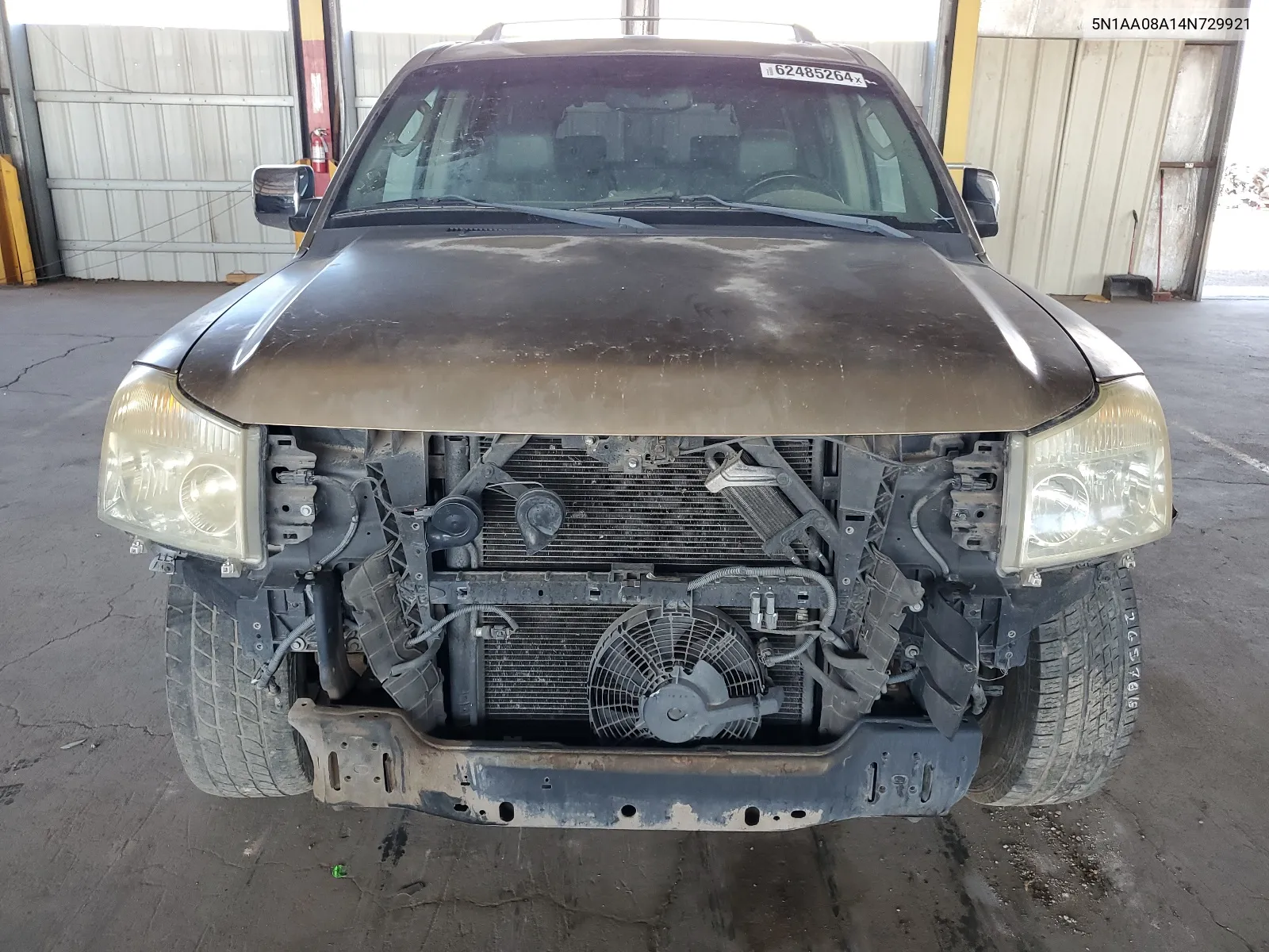 2004 Nissan Armada Se VIN: 5N1AA08A14N729921 Lot: 62485264