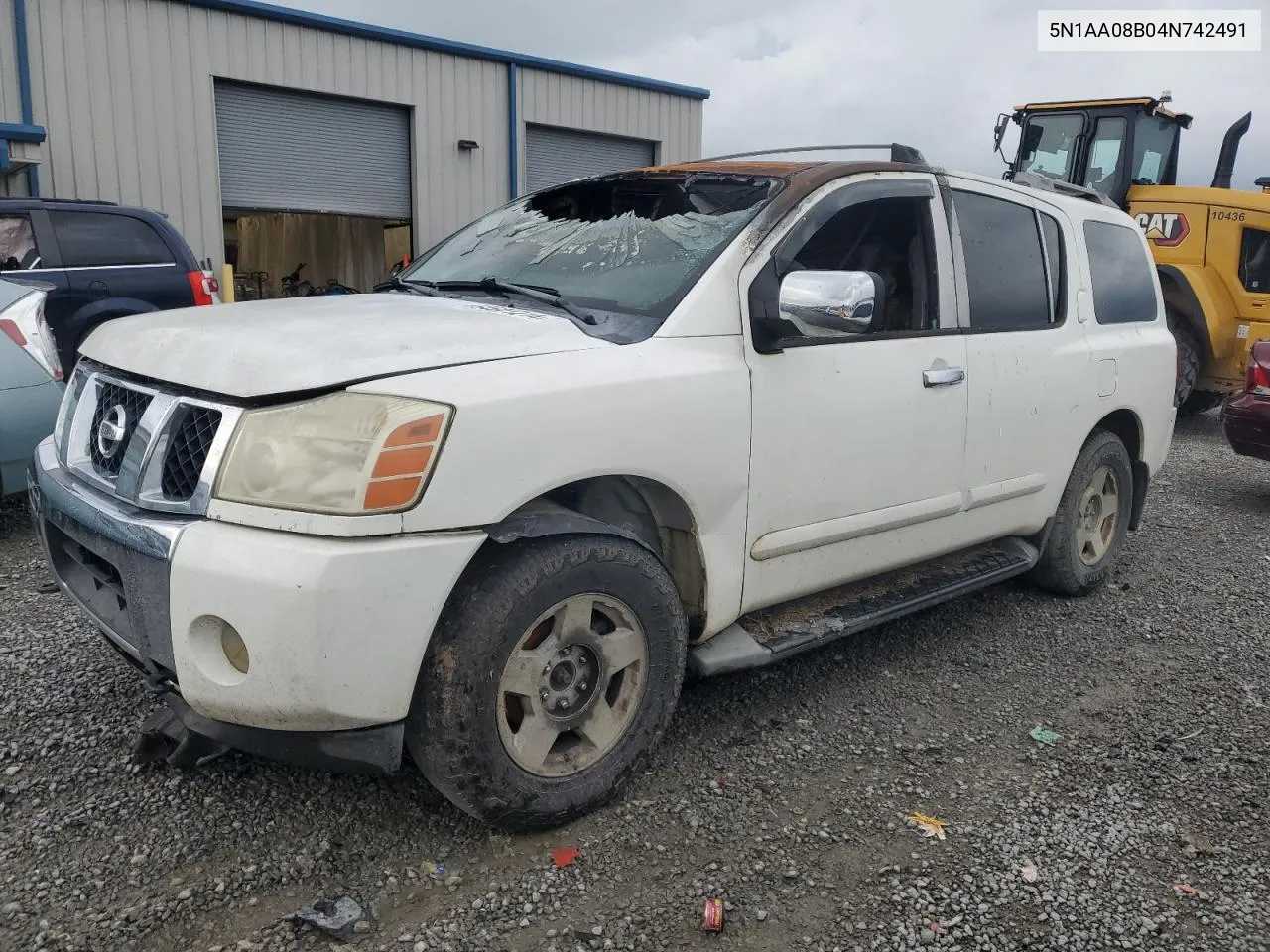 2004 Nissan Armada Se VIN: 5N1AA08B04N742491 Lot: 64501214