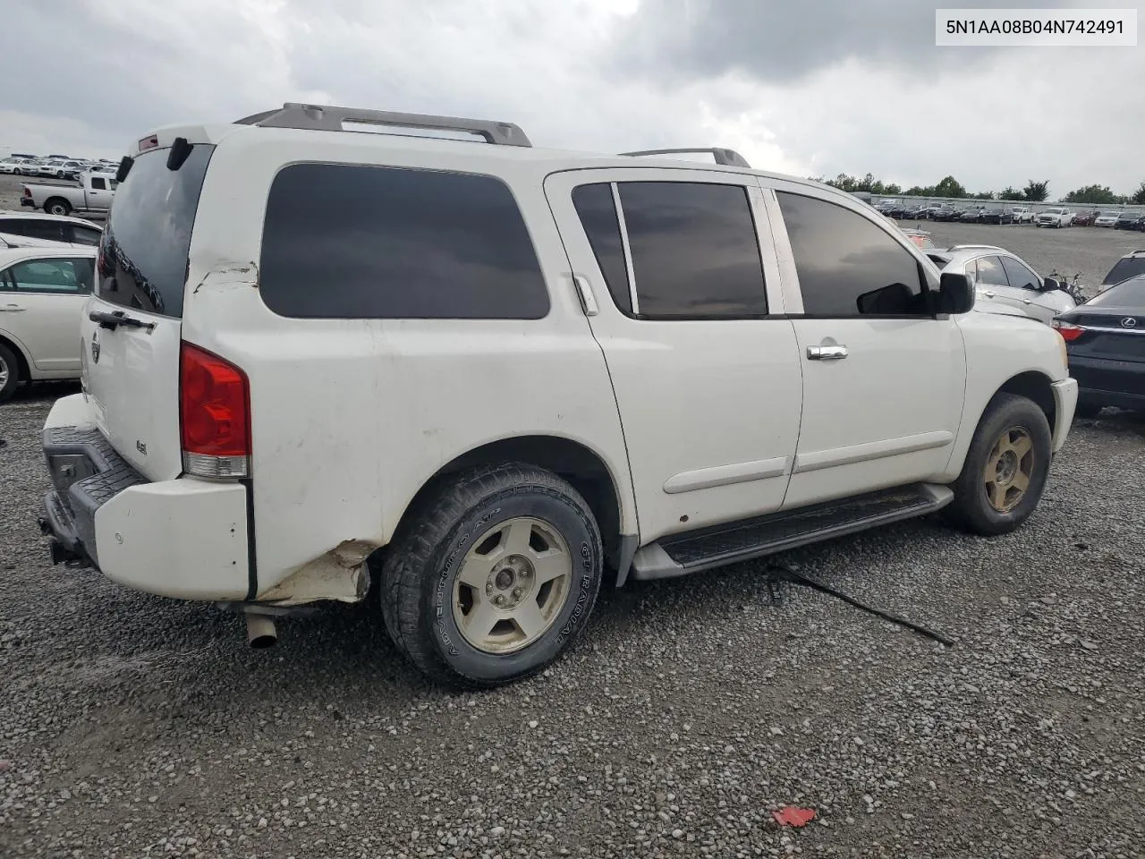 5N1AA08B04N742491 2004 Nissan Armada Se