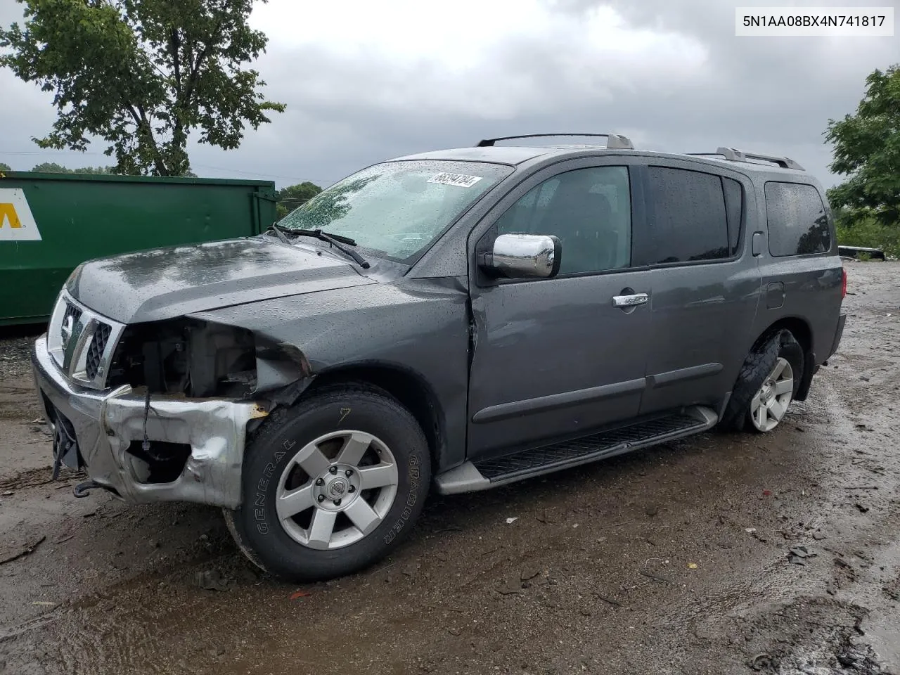 5N1AA08BX4N741817 2004 Nissan Armada Se