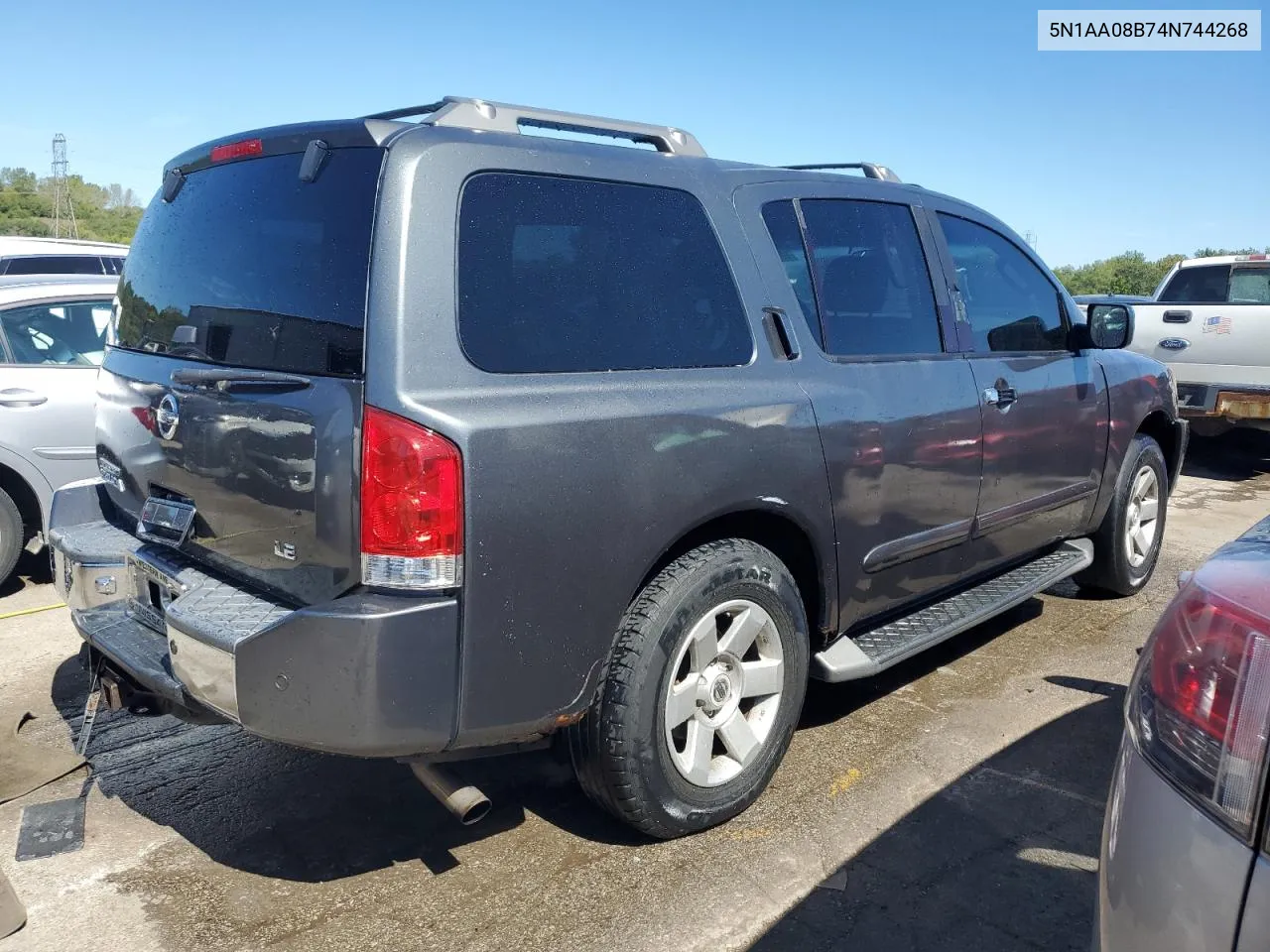 2004 Nissan Armada Se VIN: 5N1AA08B74N744268 Lot: 69940614