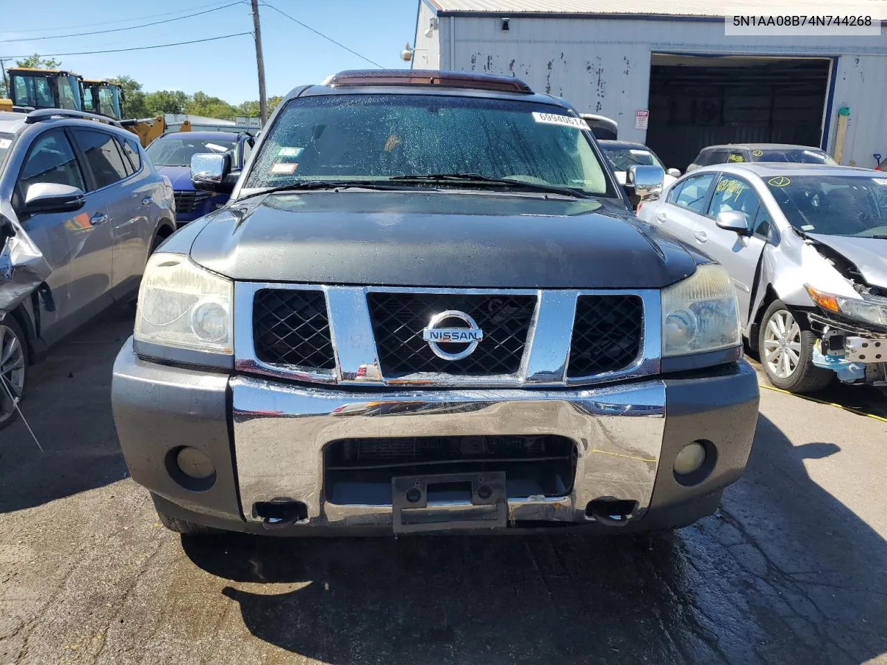 2004 Nissan Armada Se VIN: 5N1AA08B74N744268 Lot: 69940614