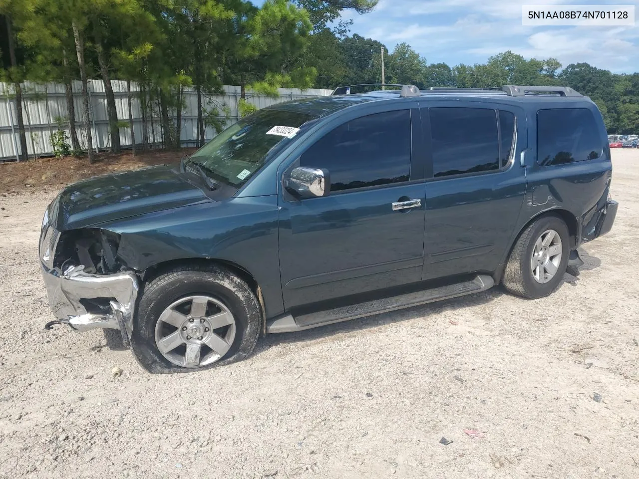 5N1AA08B74N701128 2004 Nissan Armada Se