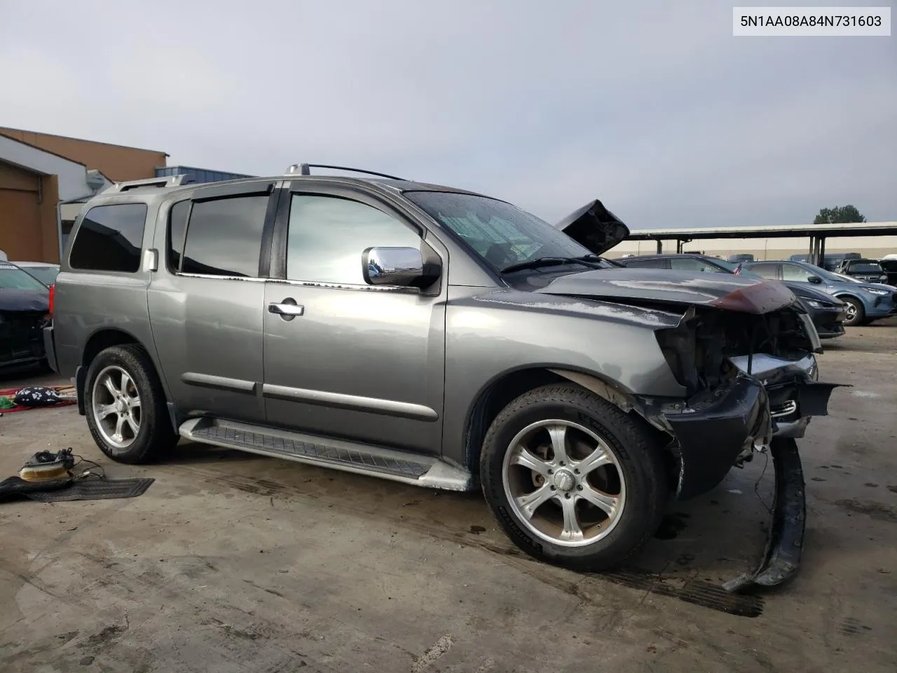 2004 Nissan Armada Se VIN: 5N1AA08A84N731603 Lot: 70453104