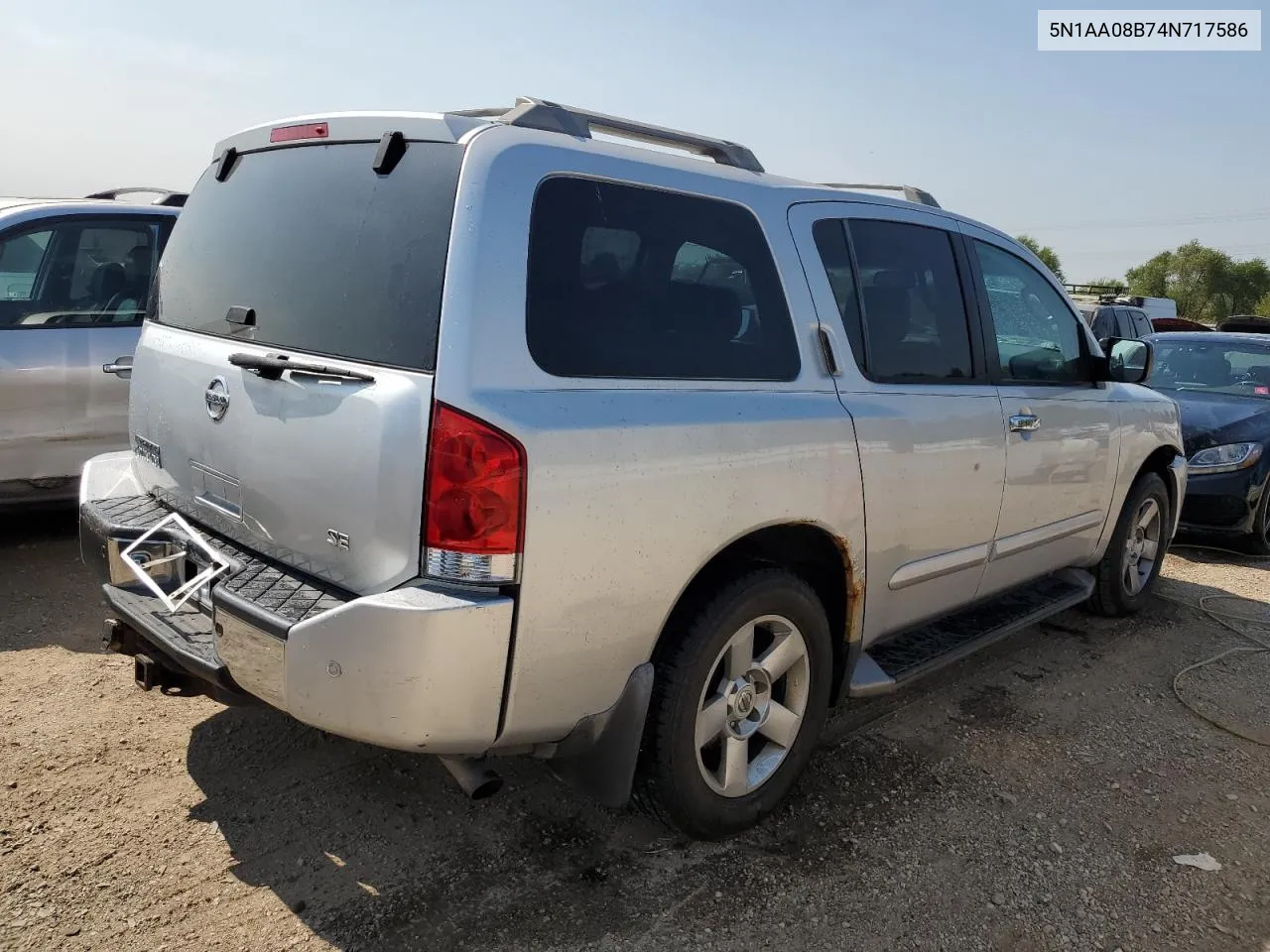 2004 Nissan Armada Se VIN: 5N1AA08B74N717586 Lot: 71171774