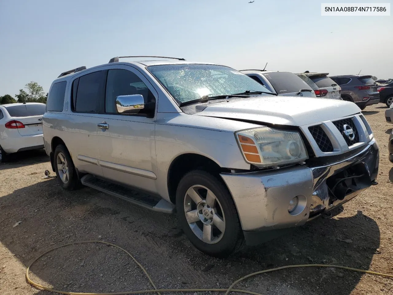 2004 Nissan Armada Se VIN: 5N1AA08B74N717586 Lot: 71171774