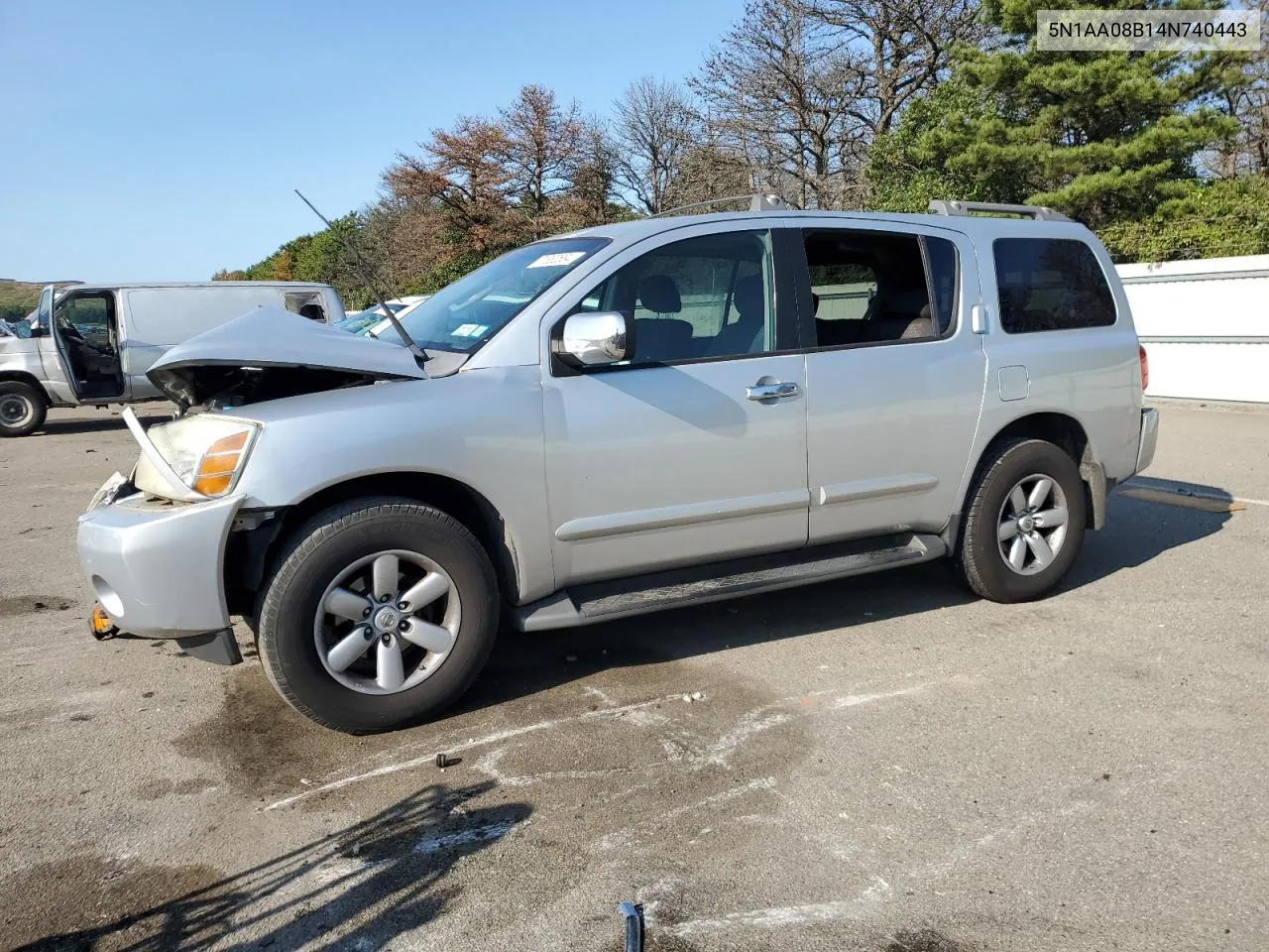 5N1AA08B14N740443 2004 Nissan Armada Se