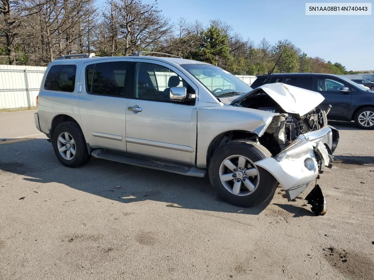 5N1AA08B14N740443 2004 Nissan Armada Se