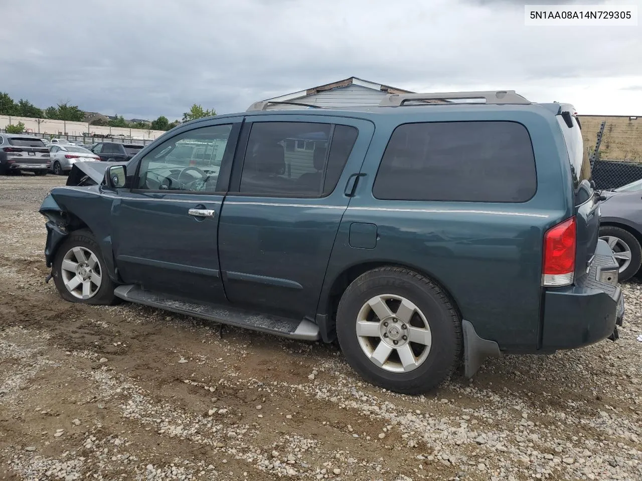 2004 Nissan Armada Se VIN: 5N1AA08A14N729305 Lot: 72144864