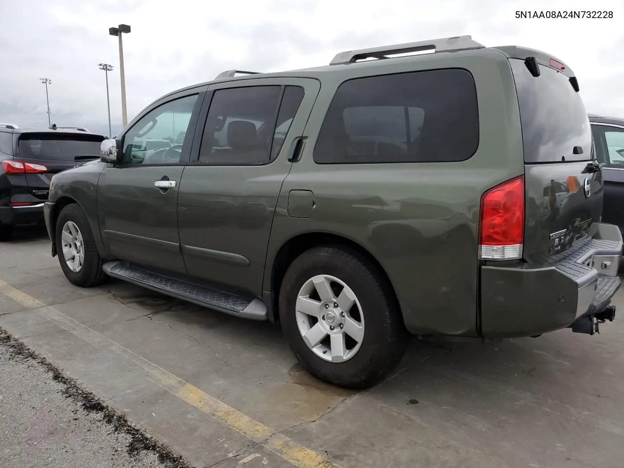 2004 Nissan Armada Se VIN: 5N1AA08A24N732228 Lot: 74278524