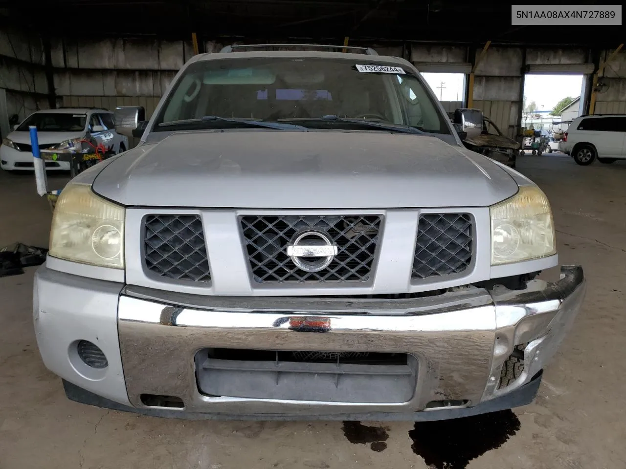 2004 Nissan Armada Se VIN: 5N1AA08AX4N727889 Lot: 75256244