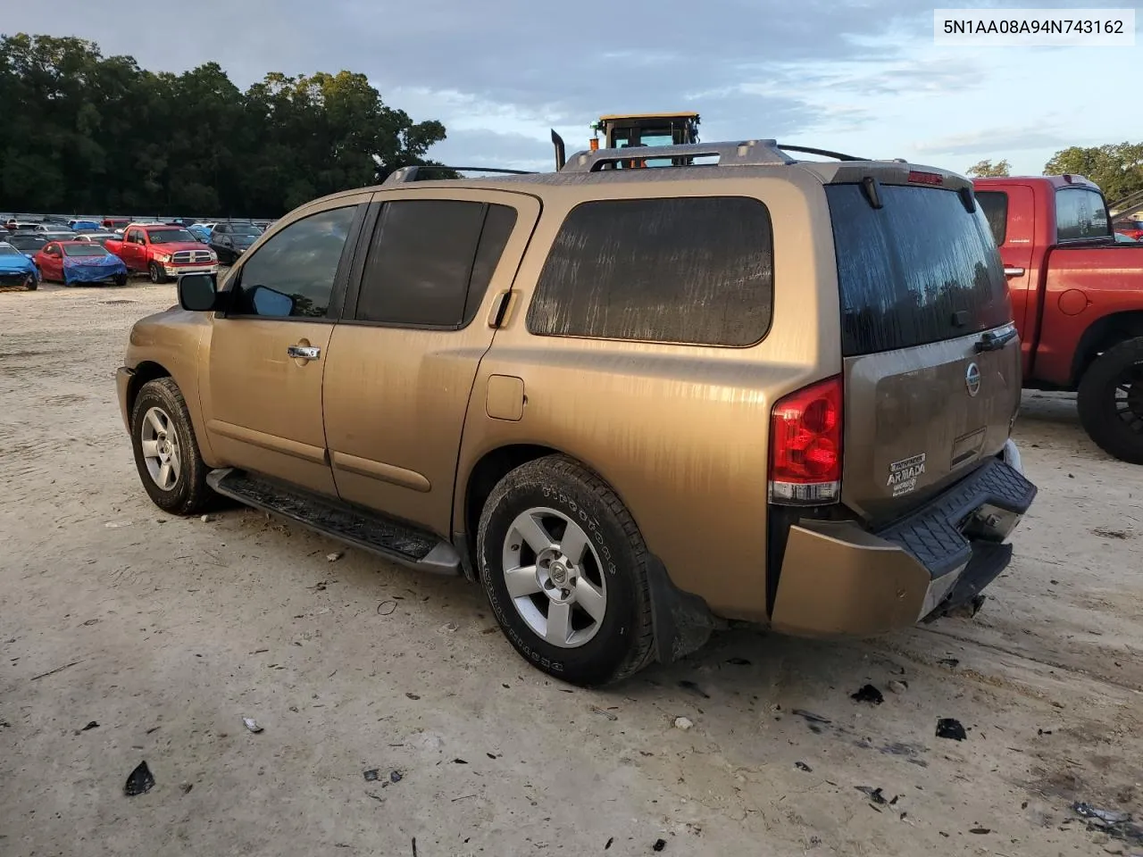 2004 Nissan Armada Se VIN: 5N1AA08A94N743162 Lot: 75630994