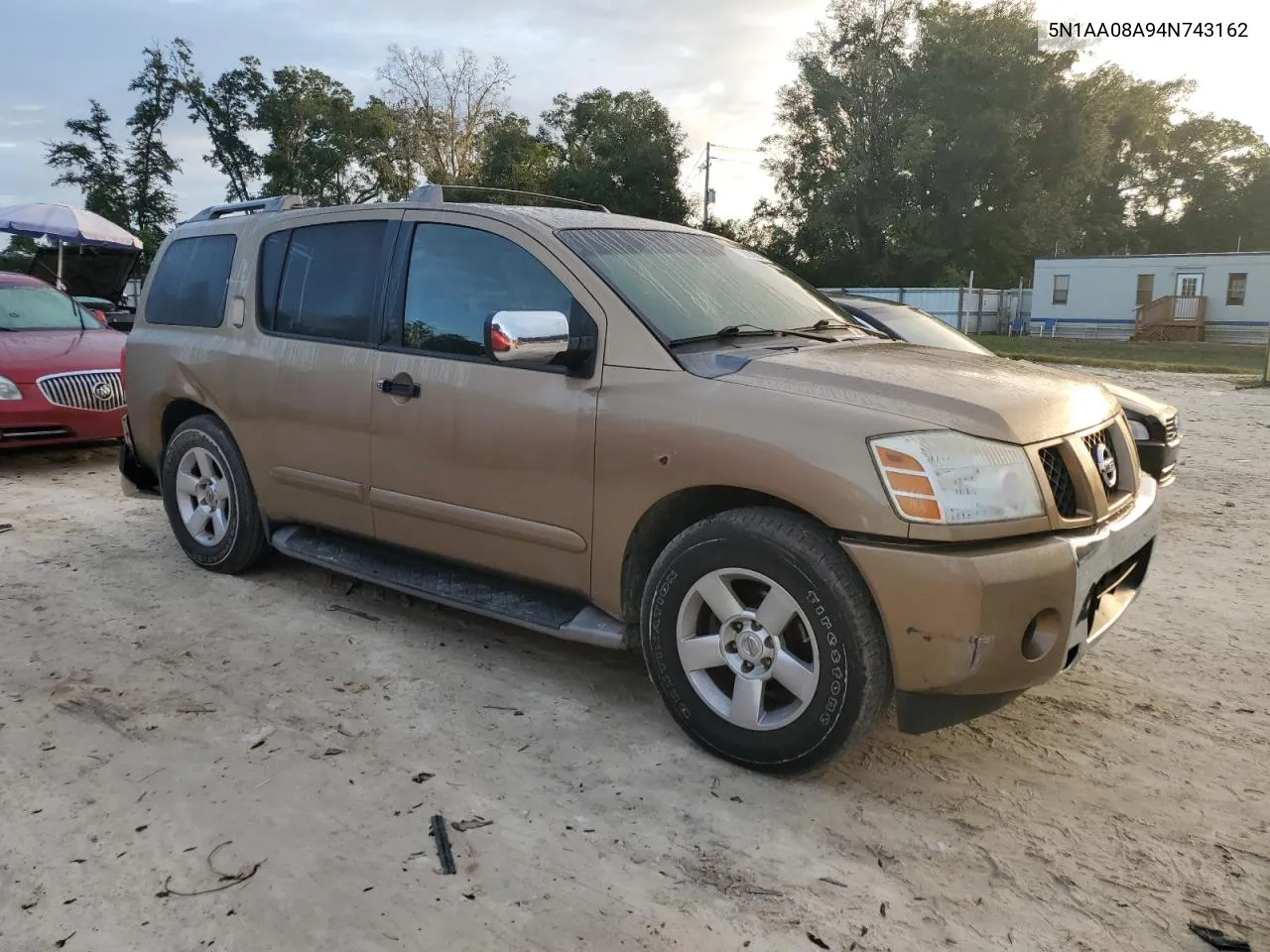 2004 Nissan Armada Se VIN: 5N1AA08A94N743162 Lot: 75630994