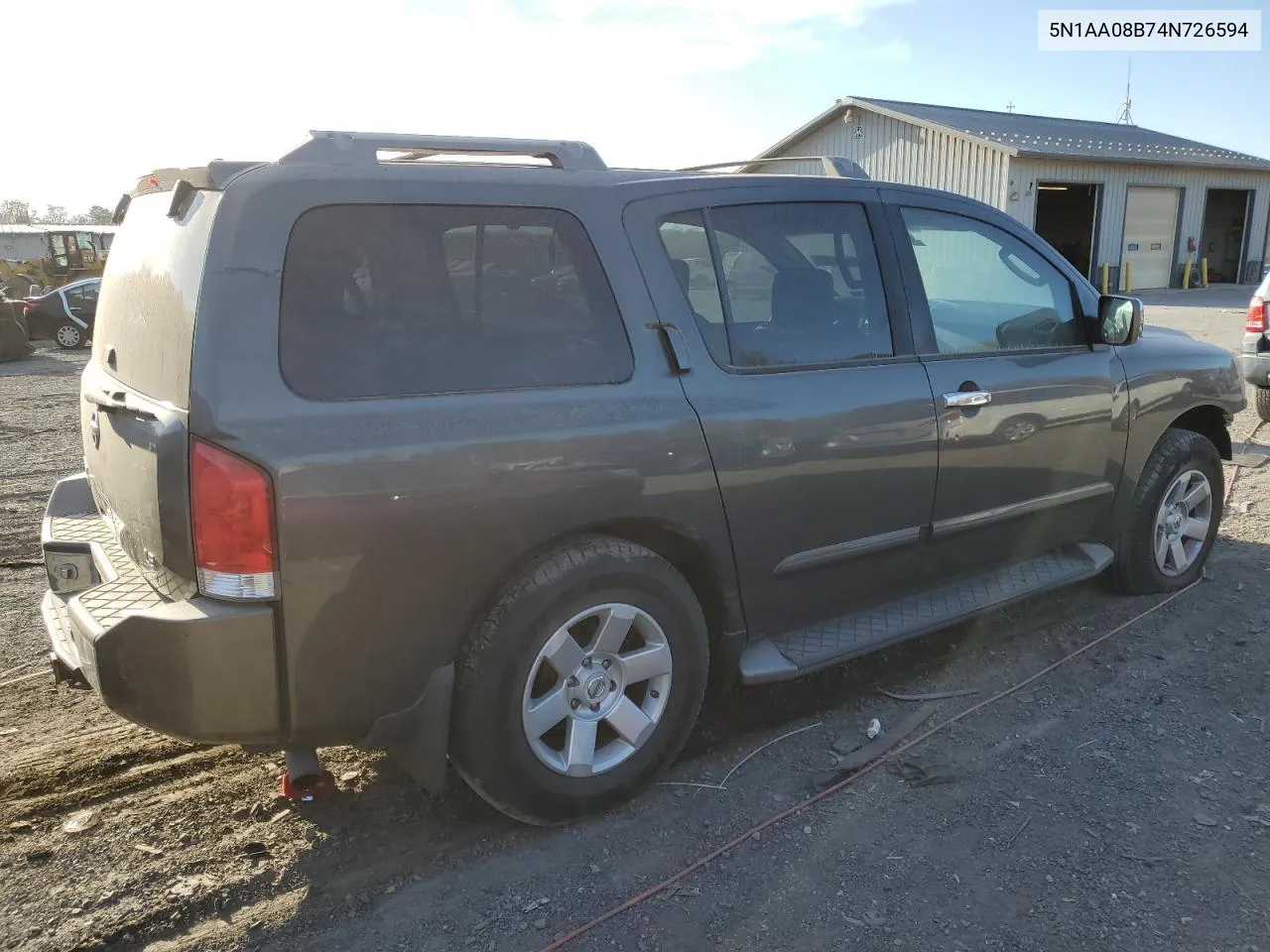 2004 Nissan Armada Se VIN: 5N1AA08B74N726594 Lot: 78904484