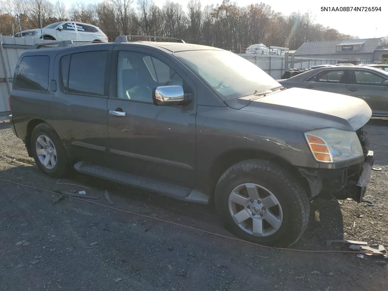 2004 Nissan Armada Se VIN: 5N1AA08B74N726594 Lot: 78904484