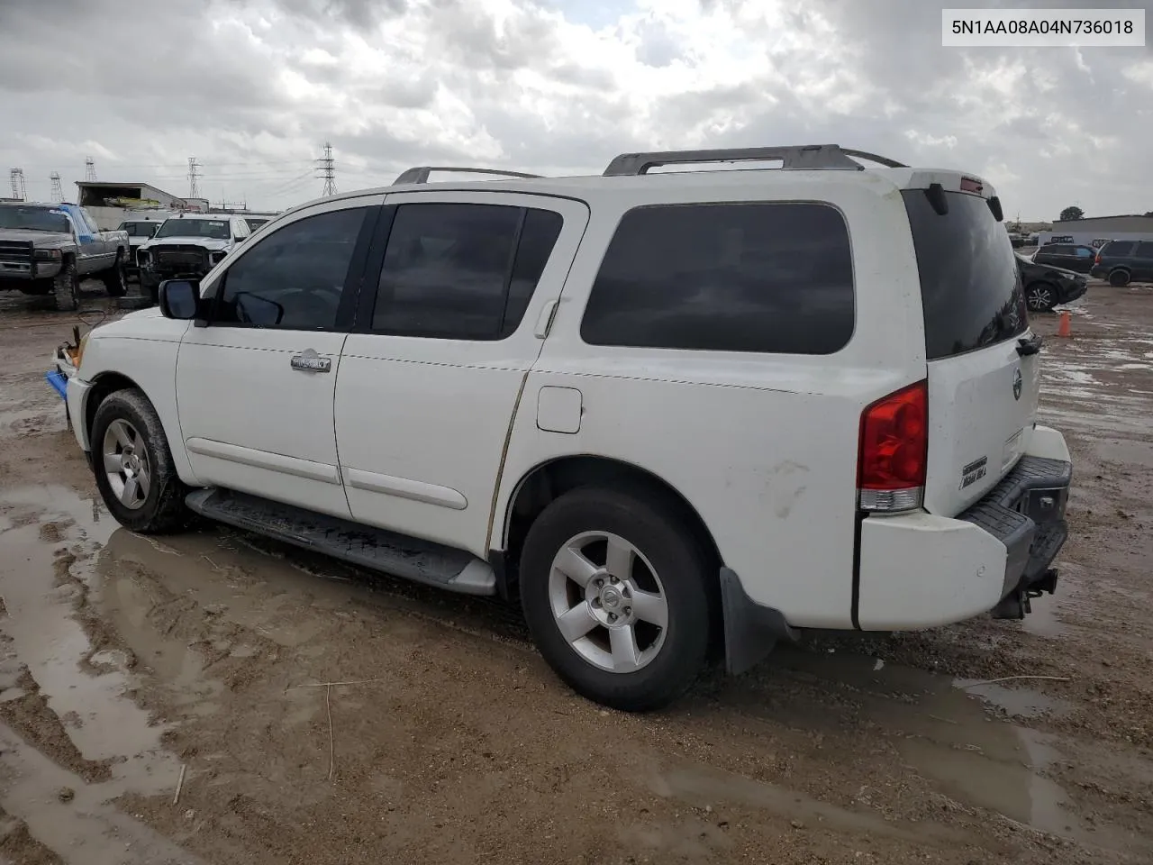 2004 Nissan Armada Se VIN: 5N1AA08A04N736018 Lot: 79142734