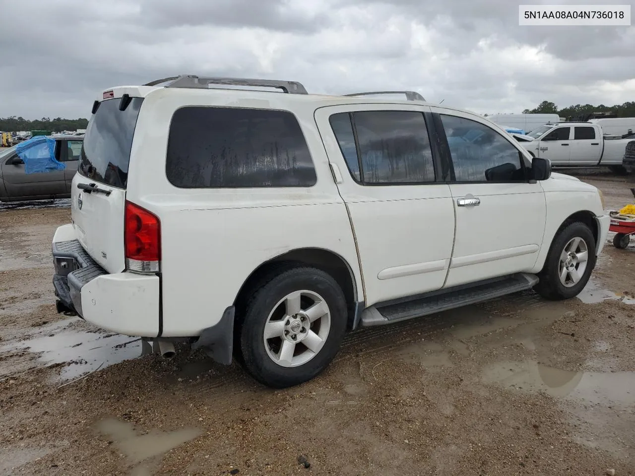 2004 Nissan Armada Se VIN: 5N1AA08A04N736018 Lot: 79142734