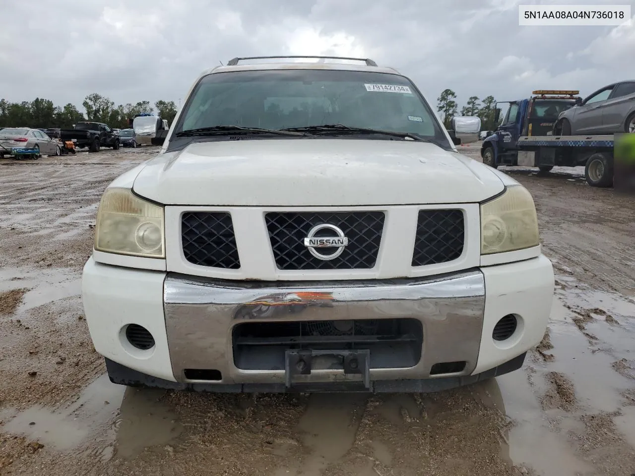 2004 Nissan Armada Se VIN: 5N1AA08A04N736018 Lot: 79142734