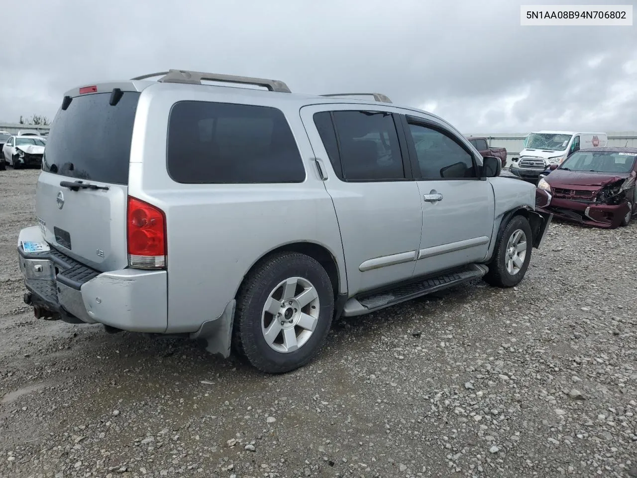 2004 Nissan Armada Se VIN: 5N1AA08B94N706802 Lot: 79184664