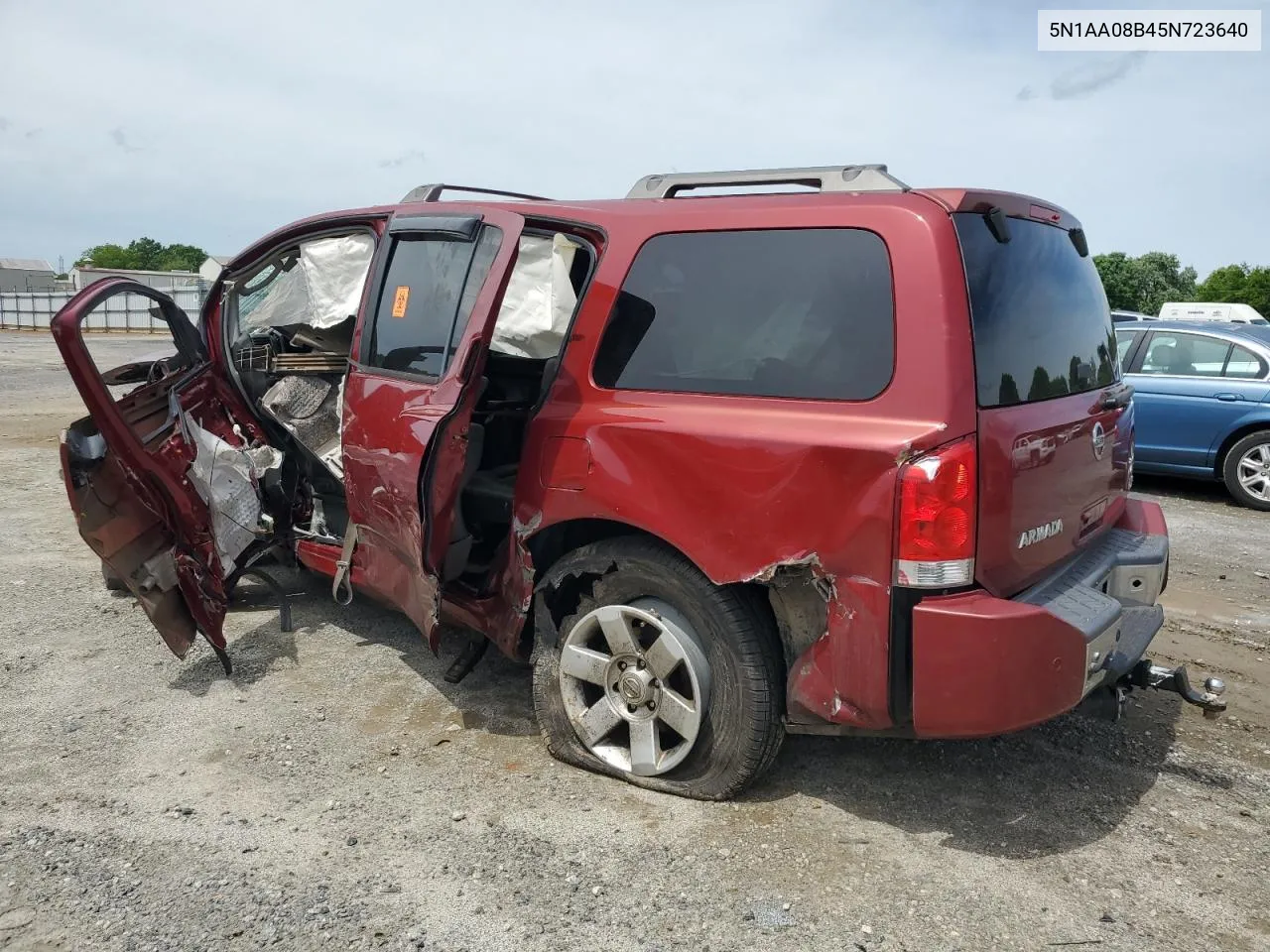 5N1AA08B45N723640 2005 Nissan Armada Se