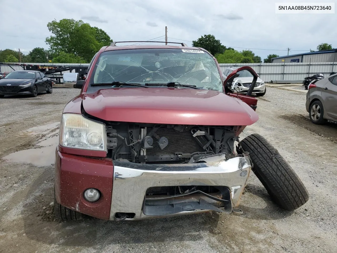 5N1AA08B45N723640 2005 Nissan Armada Se