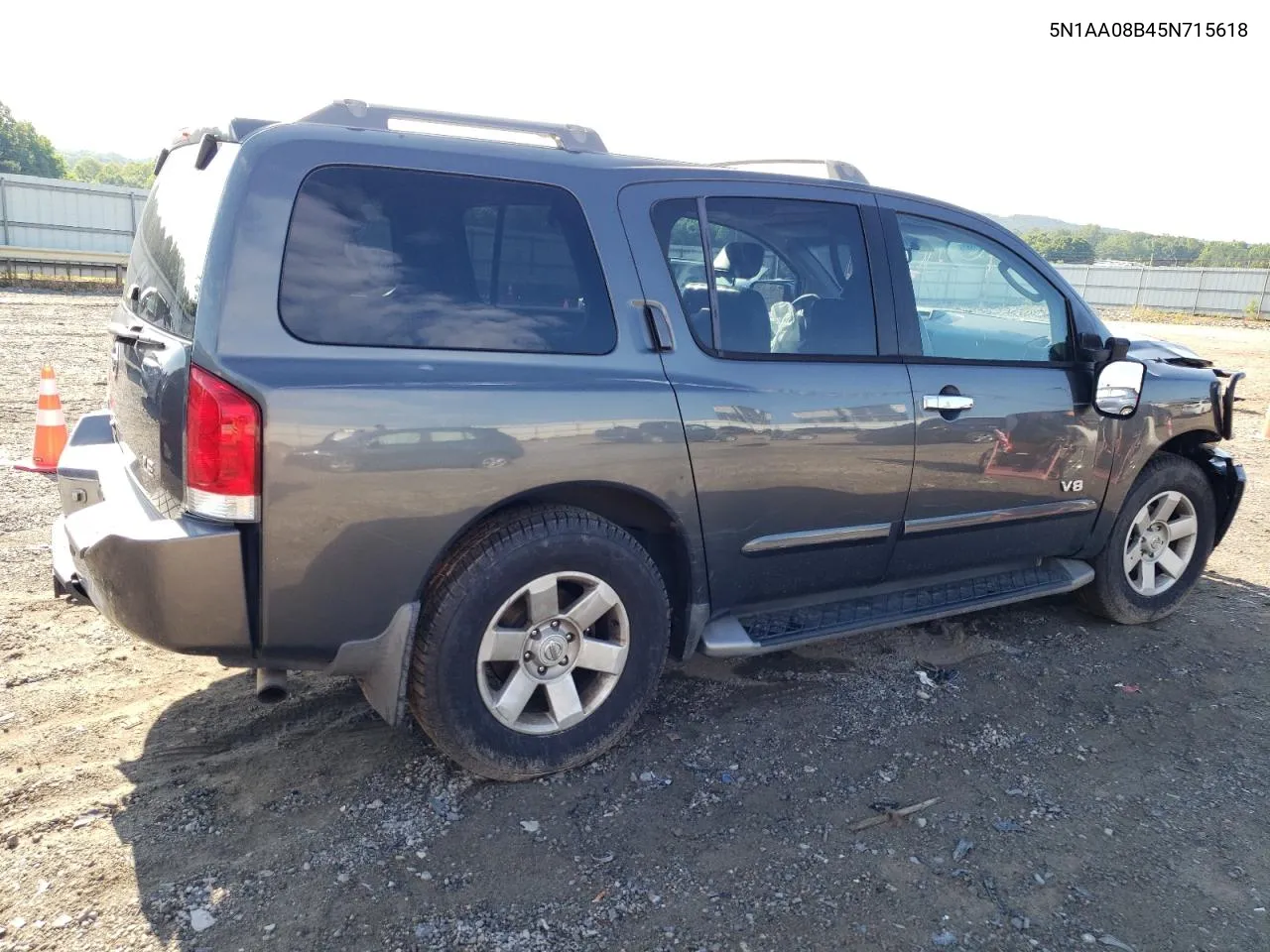 2005 Nissan Armada Se VIN: 5N1AA08B45N715618 Lot: 59516874