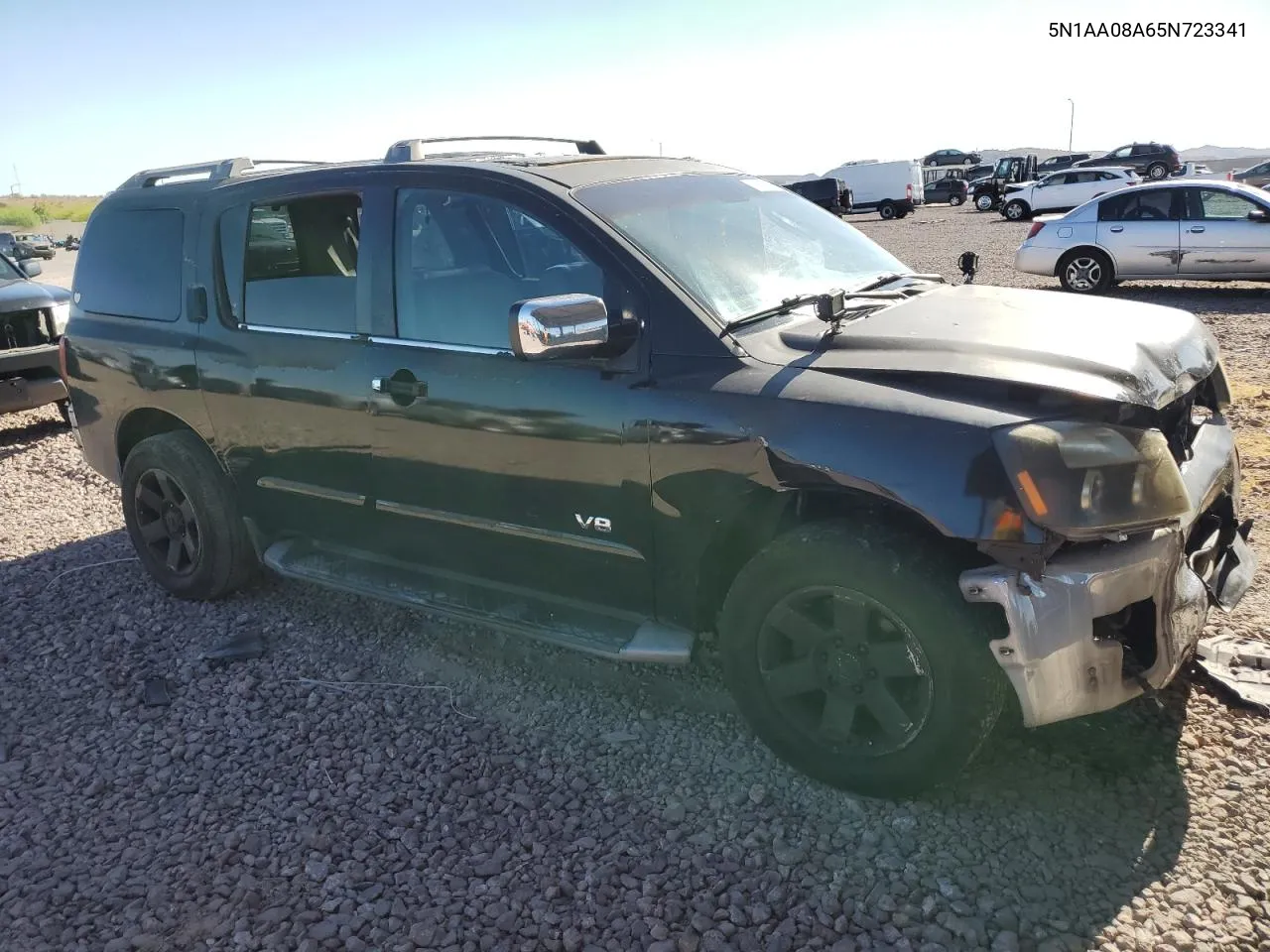 2005 Nissan Armada Se VIN: 5N1AA08A65N723341 Lot: 59919514