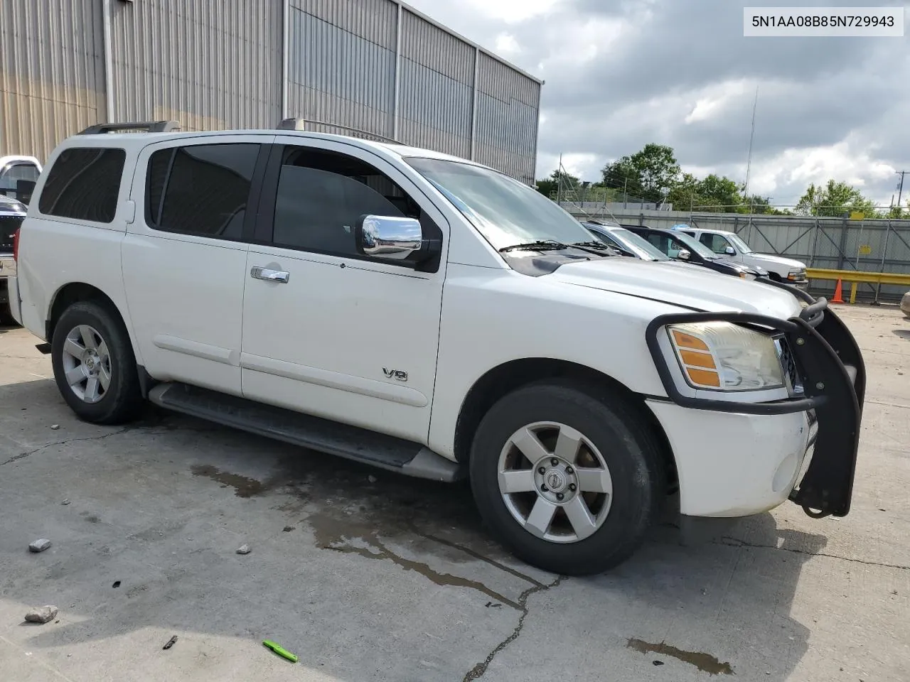 2005 Nissan Armada Se VIN: 5N1AA08B85N729943 Lot: 65075834