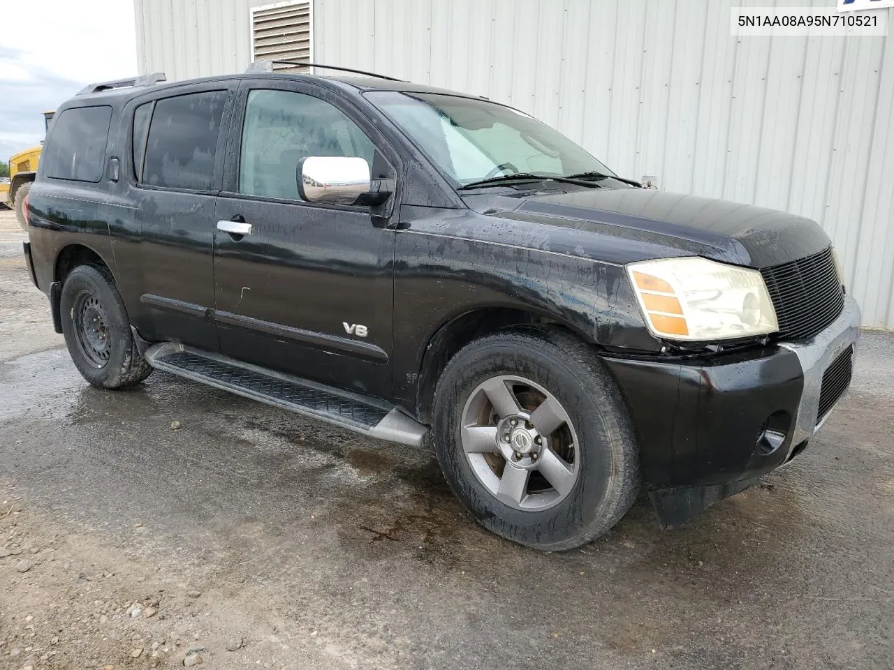 2005 Nissan Armada Se VIN: 5N1AA08A95N710521 Lot: 70395394