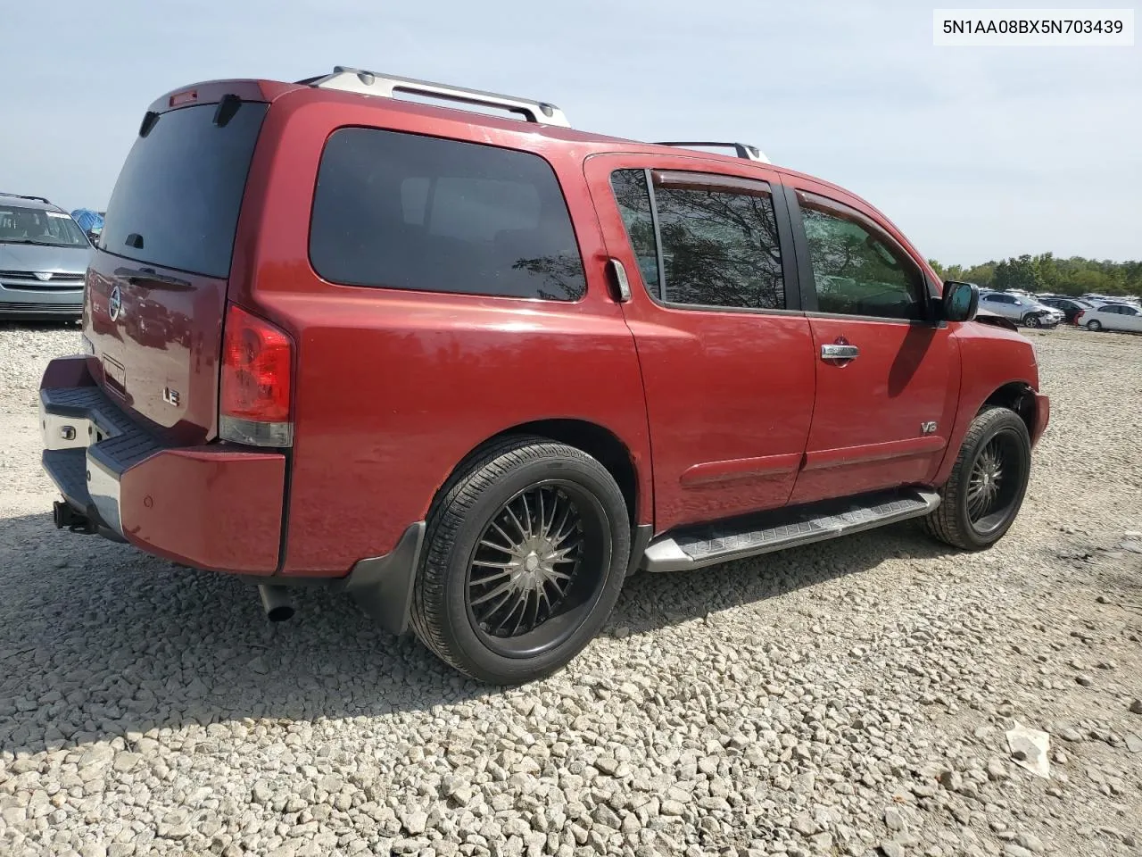 2005 Nissan Armada Se VIN: 5N1AA08BX5N703439 Lot: 71403384