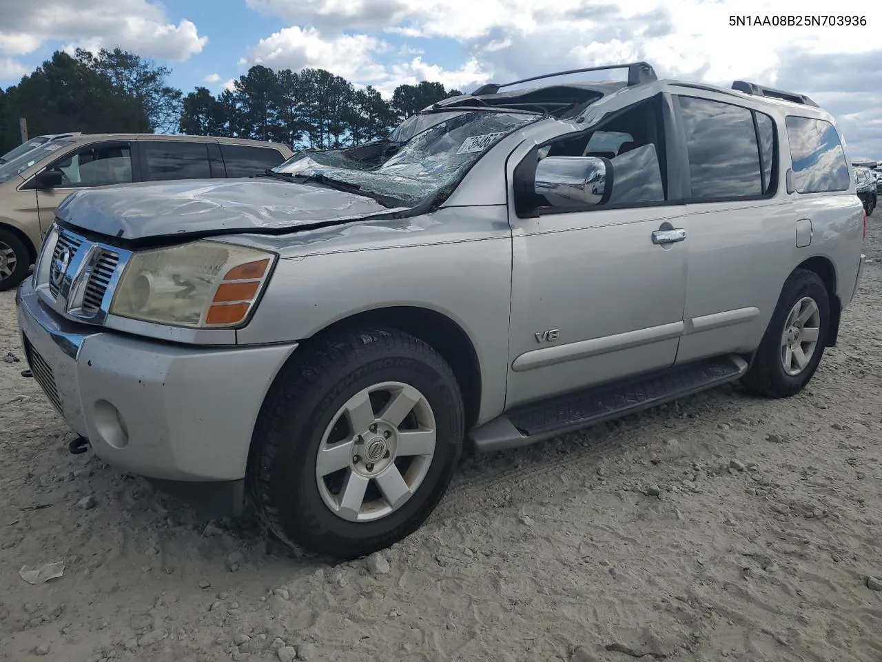 2005 Nissan Armada Se VIN: 5N1AA08B25N703936 Lot: 73648674